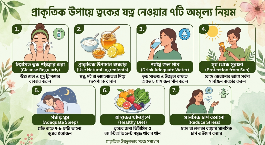 Skin Care Tips: Prokritik Upaye Twak-er Jotno Newar 7-ti Omolyo Niom